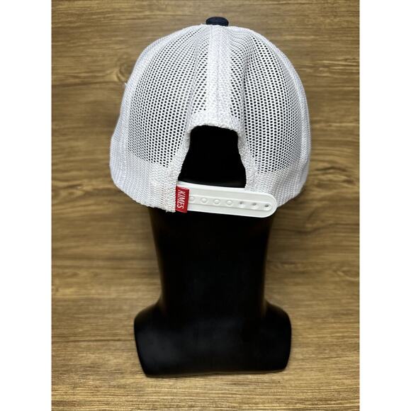 Kimes Ranch Hat Cap Snapback RWB American Flag Logo One Size Mesh Adjustable - Picture 3 of 7